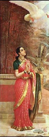 Swan messenger, Raja Ravi Varma